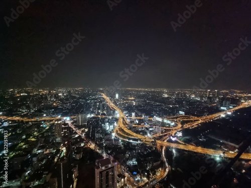 time lapse of city at night