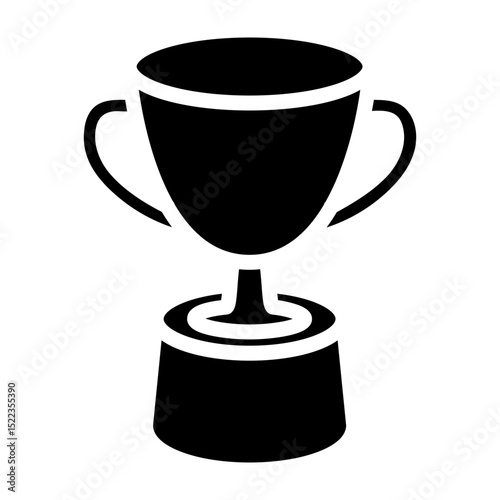 Trophy (Achievements) Vector Glyph Icon Design