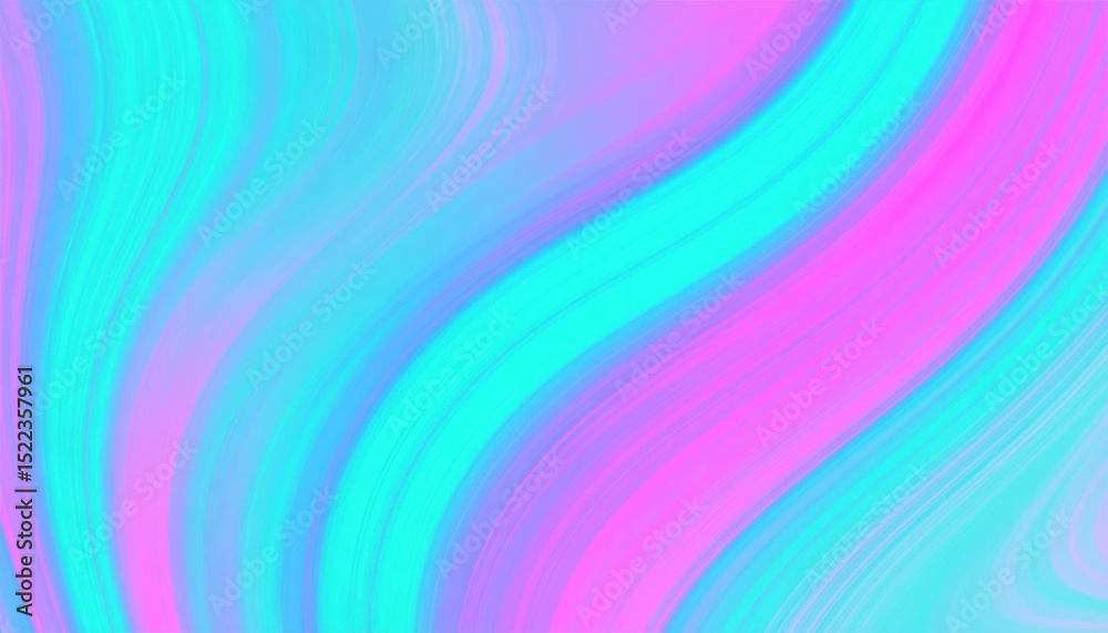 Obraz premium Vibrant abstract swirling colors digital art modern design bright palette creative concept