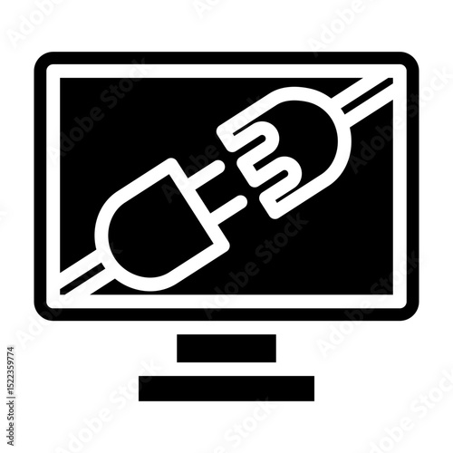 OS Compatibility Vector Glyph Icon Design