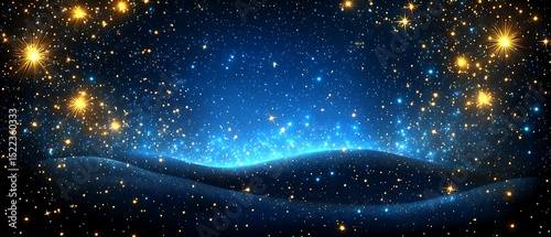 Cosmic Landscape of Stars and Nebula