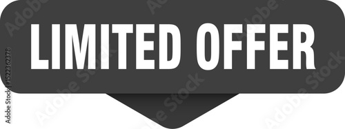 limited offer sticker. limited offer sign on transparent background