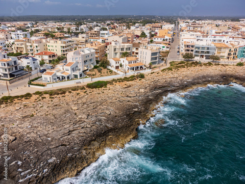 Colònia de Sant Jordi, municipality of Las Salinas, Mallorca, Balearic Islands, Spain