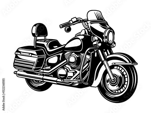 Vintage Classic Custom Motorcycle, Custom Garage