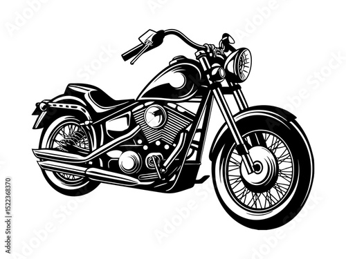 Vintage Classic Custom Motorcycle, Custom Garage