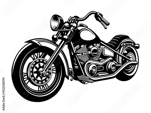 Vintage Classic Custom Motorcycle, Custom Garage