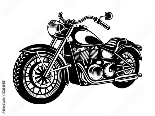 Vintage Classic Custom Motorcycle, Custom Garage