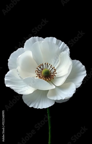 white dahlia flower