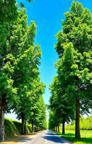 trees in the park