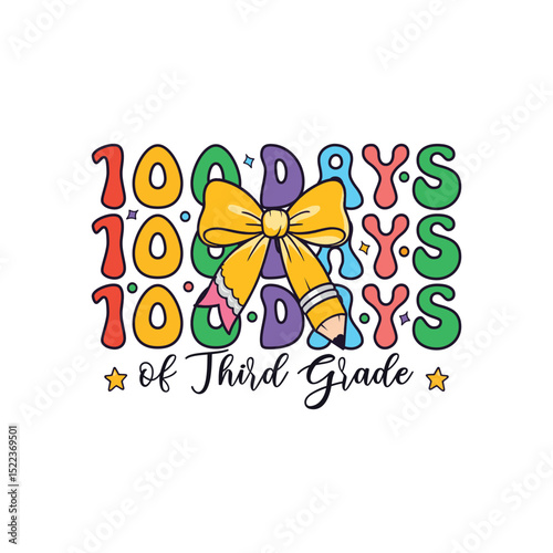 100 days of third grade kindergarten school kids, 100 Days of School Life