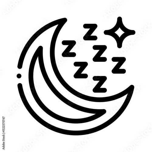 sleep mode line icon