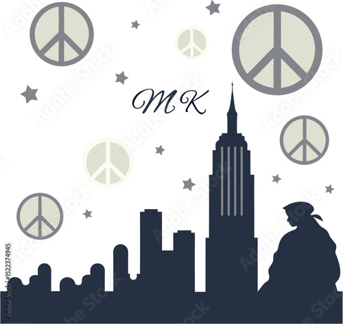 london city skyline vector