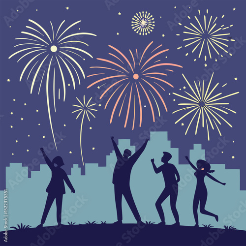 happy new year fireworks