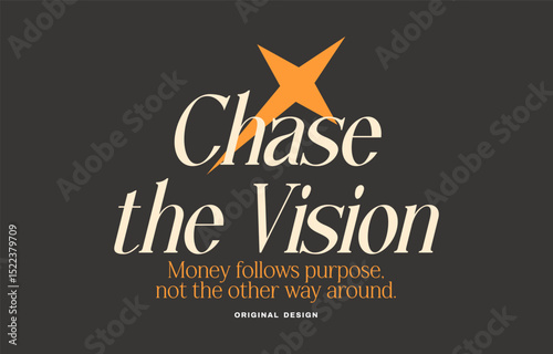 Minimal urban typography quotes t-shirt design. Motivational quote poster for print. Aesthetic inspirational typographic for apparel. Retro, streetwear style for graphic tees. Motivation massage