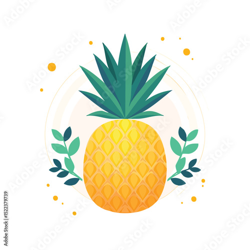 Pineapple Poodle in a surreal polygonal form glowing with vivid gradients and layered shapes.