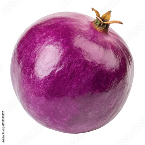 Purple Fruit Isolated on White Background
 photo