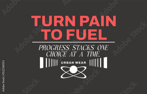 Minimal urban typography quotes t-shirt design. Motivational quote poster for print. Aesthetic inspirational typographic for apparel. Retro, streetwear style for graphic tees. Motivation massage