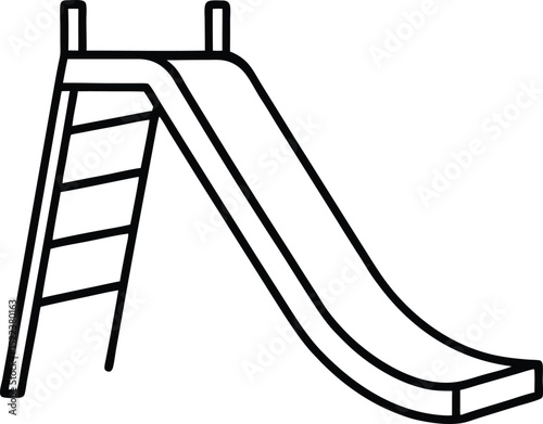 Fun Playground Slide  Enjoy the Thrill of Sliding Down