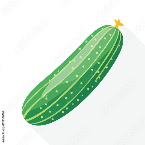 Cucumber Poodle in a surreal polygonal form glowing with vivid gradients and layered shapes.