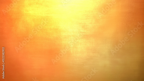 Golden yellow abstract painted background