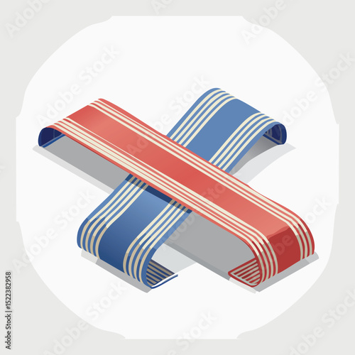 sash technical isometric vector drawing with defined edges and modern simplicity.