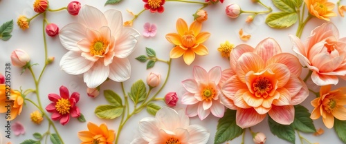 Delicate, intricate floral pattern; perfect for fabric or wallpaper , delicate, art