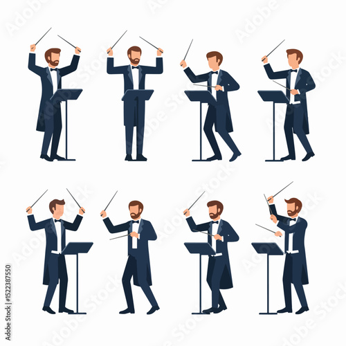 Conductor orchestra professional concert performance symphony music