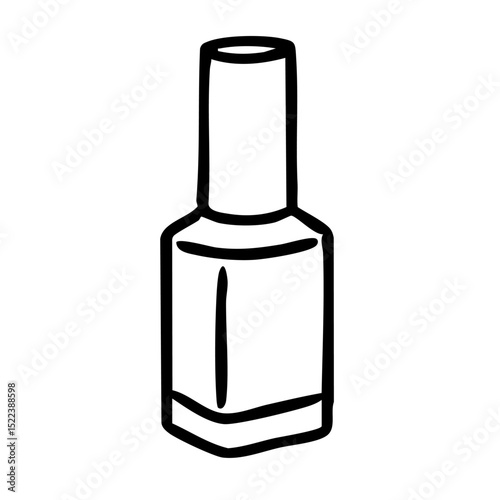 マニュキア　線画　手書き