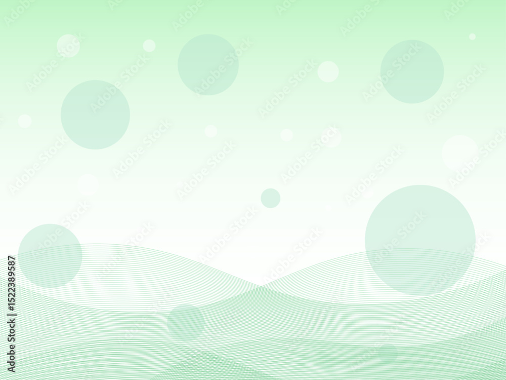 Fototapeta premium Bokeh ball material_green