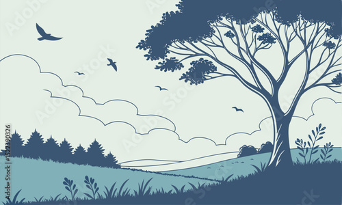 Sky Cloud Nature Background Illustration