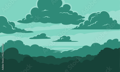 Sky Cloud Nature Background Illustration