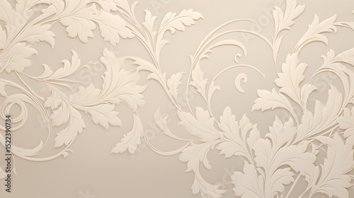 Wallpaper Mural Seamless Floral Pattern with Vintage Decorative Elements and Leafy Ornaments Torontodigital.ca
