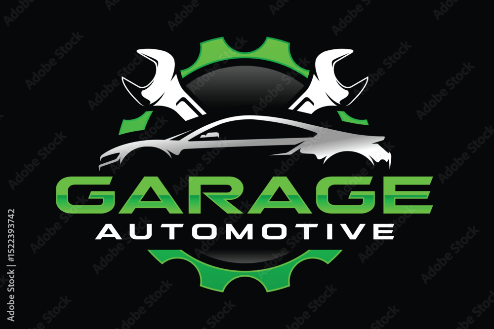 Fototapeta premium Garage automotive