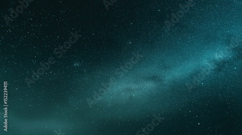 The pitch-black night sky, with the visible Milky Way at its center, presents an eerie and mysterious atmosphere, perfect for space-travel or cosmic-event imagining.