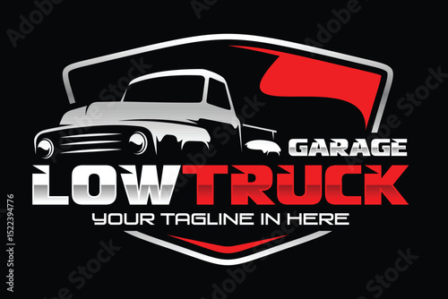 Low truck garage