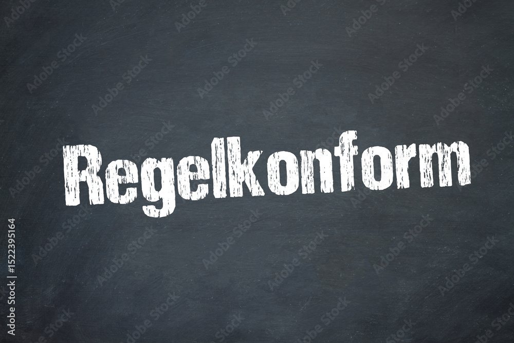Obraz premium Regelkonform 