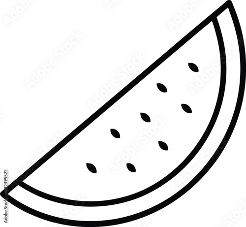 Refreshing Watermelon Slice Summer's Sweetest Treat