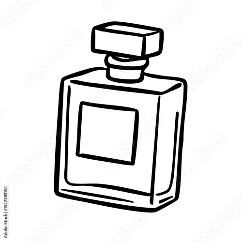 香水　線画　手書き