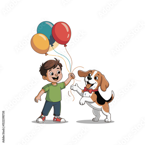 girl and dog