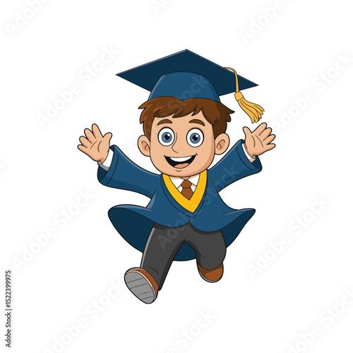 graduate with diploma