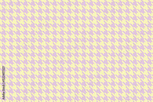 Elegant pastel houndstooth pattern, perfect for backgrounds, textiles, or fashion design.  Its soft, repeating design evokes a sense of subtle sophistication and timeless style.