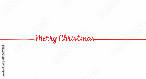 Merry Christmas greeting card design.