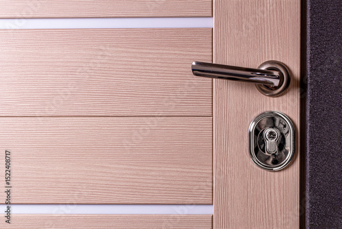 Modern style door handle and lock