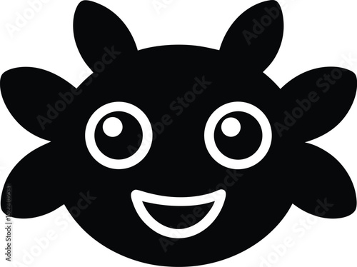 Adorable Axolotl Illustration Cute Aquatic Creature Design