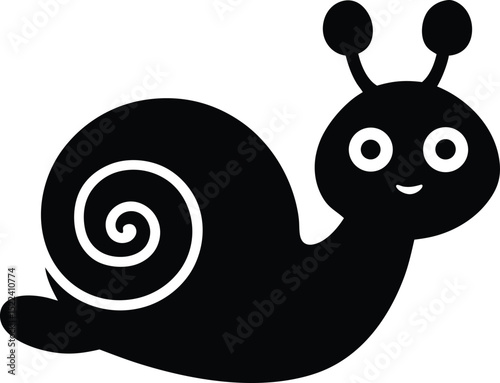 Adorable Snail Illustration A Cute, Slow-Paced Design