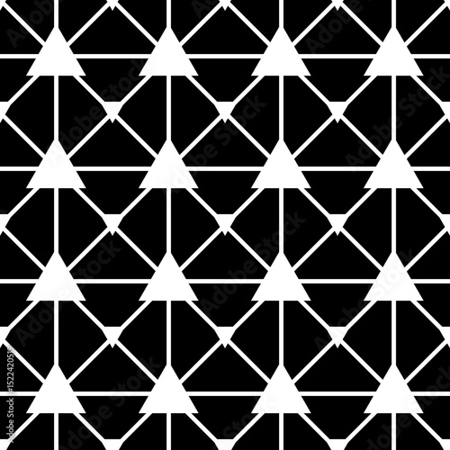 vector seamless pattern with geometric shapes