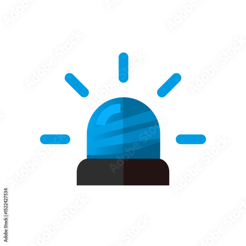emergency siren — vector icon