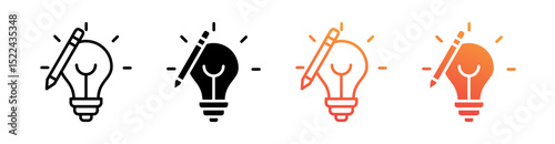 Design Multi Style Icon Set Vector 