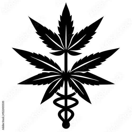 cannabis leaf vector illustration