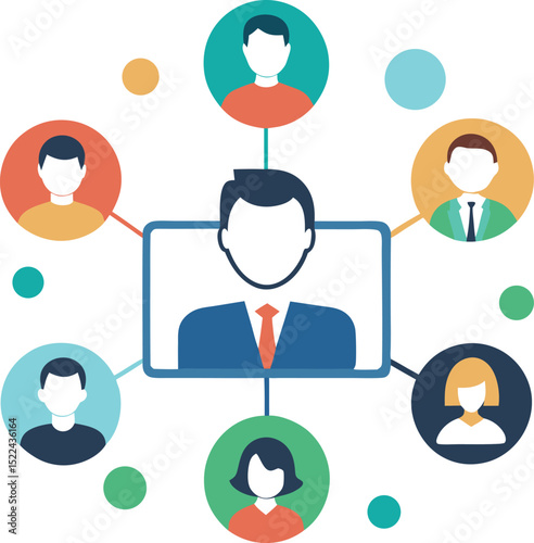 Business Team in Video Conference Call